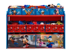 Toy Storage & Bookcases|Shop By Character*Delta Children Mickey Mouse Deluxe 9 Bin Design and Store Toy Organizer