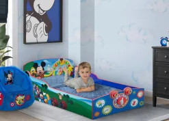 Toddler Beds|Shop By Character*Delta Children Mickey Mouse Interactive Wood Toddler Bed