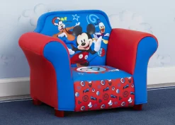 Kids’ Chairs|Shop By Character*Delta Children Mickey Mouse Kids Upholstered Chair with Sculpted Plastic Frame