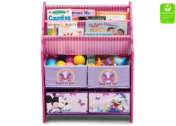 Toy Storage & Bookcases|Shop By Character*Delta Children Minnie Mouse Book & Toy Organizer