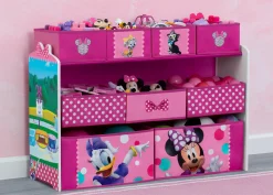 Toy Storage & Bookcases|Shop By Character*Delta Children Minnie Mouse Deluxe 9 Bin Design and Store Toy Organizer