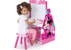 Table & Chair Sets|Table & Chair Sets*Delta Children Minnie Mouse Deluxe Kids Art Table - Easel, Desk, Stool, Toy Organizer