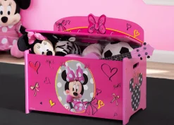 Toy Storage & Bookcases|Shop By Character*Delta Children Minnie Mouse Deluxe Toy Box