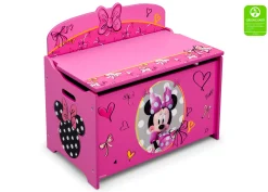 Toy Storage & Bookcases|Shop By Character*Delta Children Minnie Mouse Deluxe Toy Box