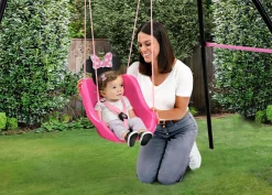 Swings & Swing Sets*Delta Children Minnie Mouse 2-in-1 Outdoor Kids Swing