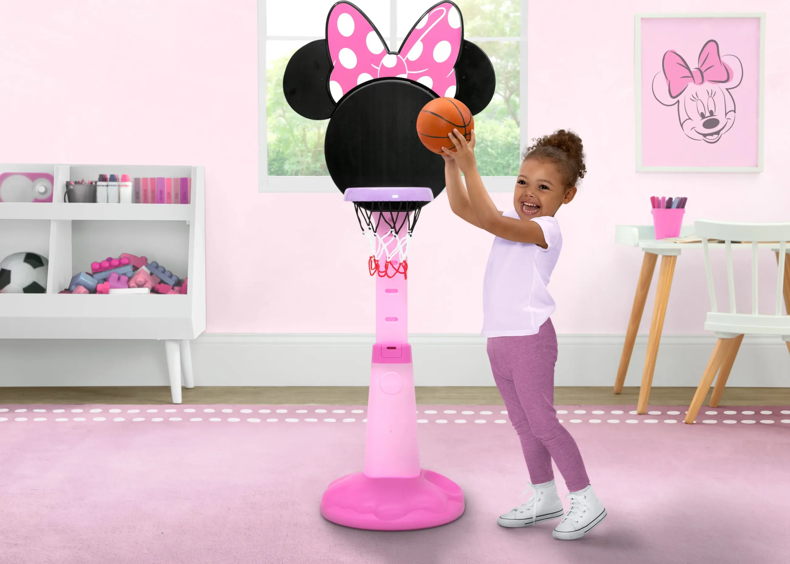 Shop By Character|Shop By Character*Delta Children Minnie Mouse Plastic Basketball Set