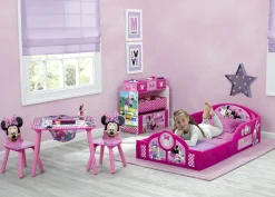 Toddler Beds|Shop By Character*Delta Children Minnie Mouse Plastic Sleep and Play Toddler Bed