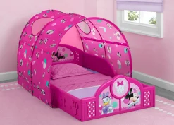 Toddler Beds|Shop By Character*Delta Children Minnie Mouse Plastic Sleep and Play Toddler Bed with Canopy
