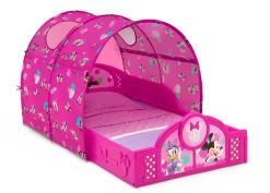Toddler Beds|Shop By Character*Delta Children Minnie Mouse Plastic Sleep and Play Toddler Bed with Canopy