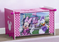 Shop By Character|Shop By Character*Delta Children Minnie Mouse Toy Box with Retractable Fabric Top