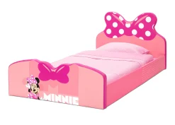 Twin Beds*Delta Children Minnie Mouse Upholstered Twin Bed