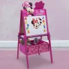Shop By Character|Shop By Character*Delta Children Minnie Mouse Wooden Double Sided Activity Easel