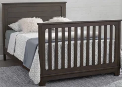 Baby Cribs*Simmons Kids Monterey Crib 'N' More Rustic Grey (084)