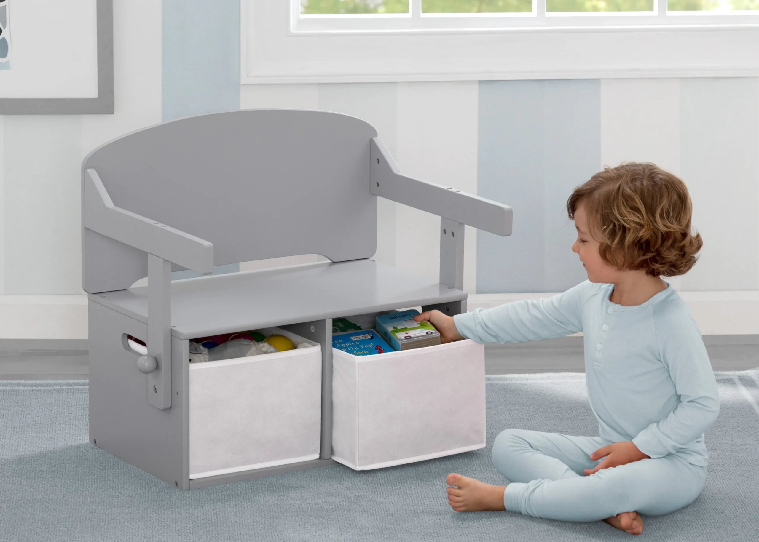 Book & Toy Storage|Kids Desks*Delta Children MySize Activity Bench