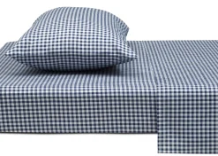 Sheets & Bedding|Kids Sheets & Bedding*Delta Children Navy Gingham 3-Piece Twin Sheet Set