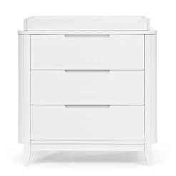 Dressers & Changing Tables|Dressers*Delta Children Noah 3 Drawer Dresser with Changing Top and Interlocking Drawers Bianca White (130)