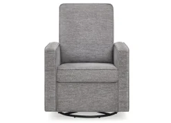 Gliders & Recliners*Delta Children Noah Upholstered Swivel Glider Frost Grey (1543)