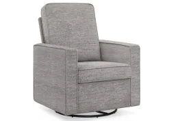 Gliders & Recliners*Delta Children Noah Upholstered Swivel Glider Frost Grey (1543)