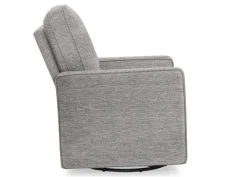 Gliders & Recliners*Delta Children Noah Upholstered Swivel Glider Frost Grey (1543)