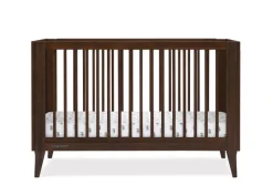 Baby Cribs*Delta Children Ollie 4-in-1 Convertible Crib Walnut Espresso (1324)