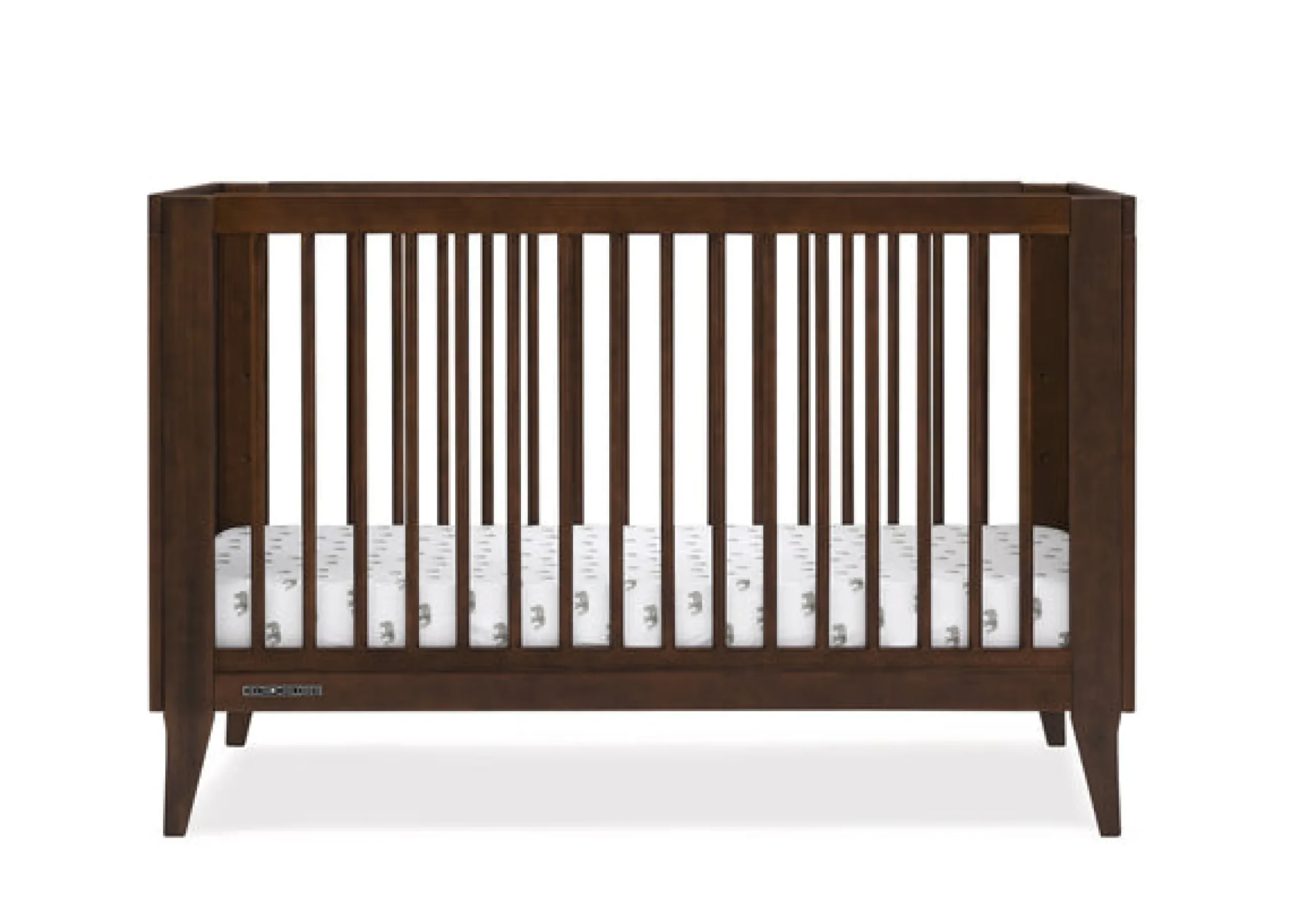 Baby Cribs*Delta Children Ollie 4-in-1 Convertible Crib Walnut Espresso (1324)