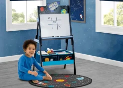 Play Rugs*Delta Children Outer Space Round Area Rug for Kids, 39-Inch