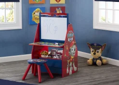 Table & Chair Sets|Table & Chair Sets*Delta Children PAW Patrol Deluxe Kids Art Table - Easel, Desk, Stool, Toy Organizer
