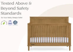 Baby Cribs*Delta Children Penelope 6-in-1 Convertible Crib Acorn (755)