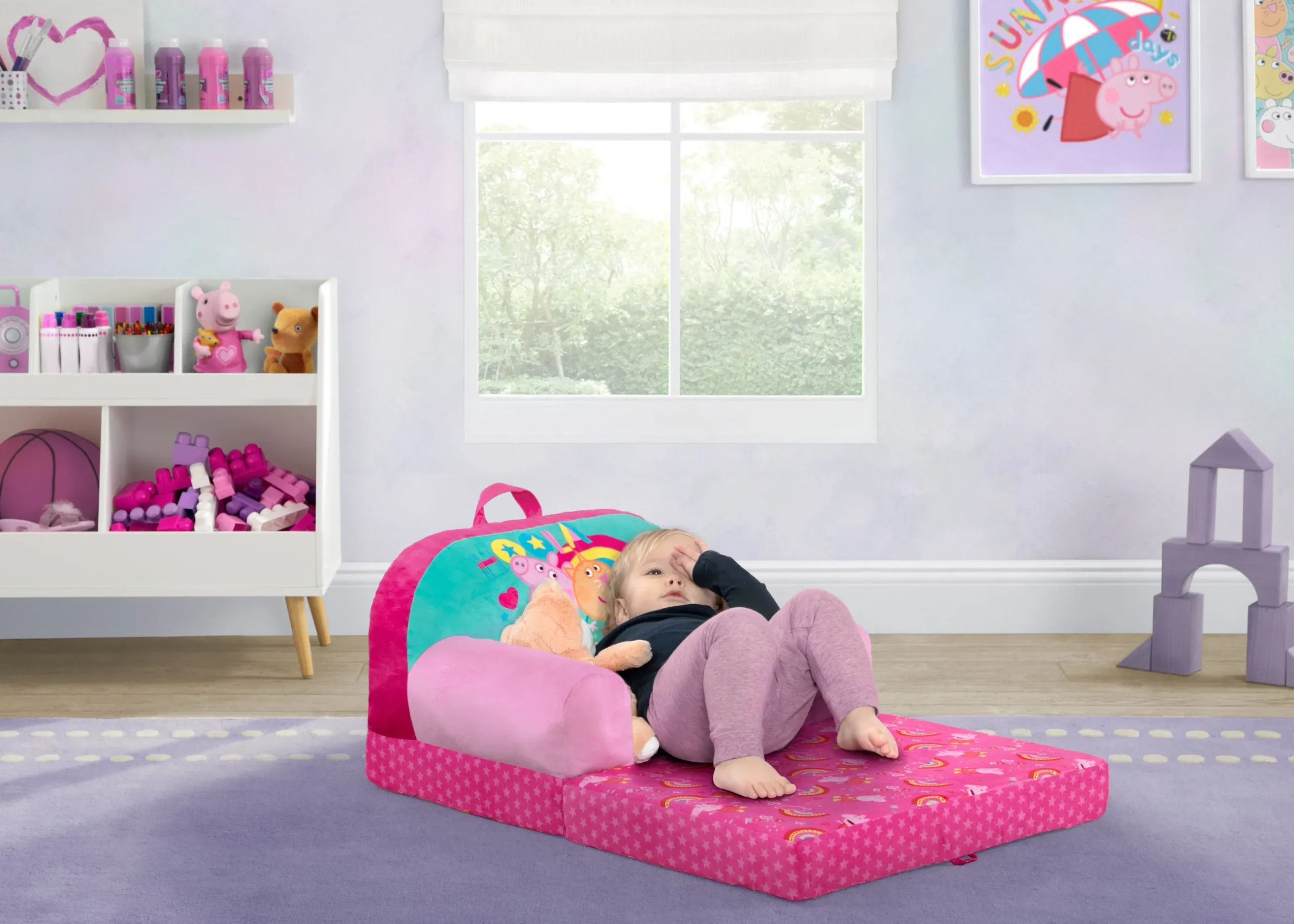Kids’ Chairs*Delta Children Peppa Pig Cozee Buddy Flip-Out Chair