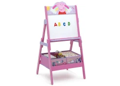 Easels*Delta Children Peppa Pig Wooden Activity Easel with Storage