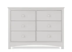 Dressers & Changing Tables|Dressers*Delta Children Perry 6 Drawer Dresser with Interlocking Drawers Moonstruck Grey (1351)