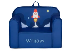 Personalization|Personalization*Delta Children Personalized Mix & Match Cozee Kids Chair with Interchangeable Patches