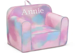 Personalization|Personalization*Delta Children Personalized Tie-Dye Cozee Chair