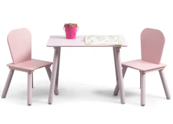 Table & Chair Sets|Table & Chair Sets*Delta Children 4-Piece Toddler Playroom Set – Includes Play Table with Dry Erase Tabletop and 6 Bin Toy Organizer with Reusable Vinyl Cling Stickers