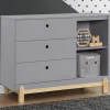Dressers & Changing Tables|Dressers*Delta Children Poppy 3 Drawer Dresser with Cubbies