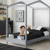 Twin Beds*Delta Children Poppy House Twin Bed