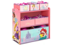 Toy Storage & Bookcases|Book & Toy Storage*Delta Children Princess 6 Bin Design and Store Toy Organizer