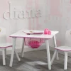Table & Chair Sets|Table & Chair Sets*Delta Children Princess Crown Kids Chair Set and Table, White/Pink