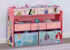 Toy Storage & Bookcases|Book & Toy Storage*Delta Children Princess Deluxe 9 Bin Design and Store Toy Organizer