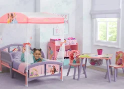 Toddler Beds*Delta Children Princess Plastic Toddler Bed with Canopy