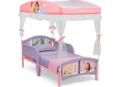 Toddler Beds*Delta Children Princess Plastic Toddler Bed with Canopy
