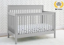 Baby Cribs*Delta Children Remy 6-in-1 Convertible Crib Grey (026)