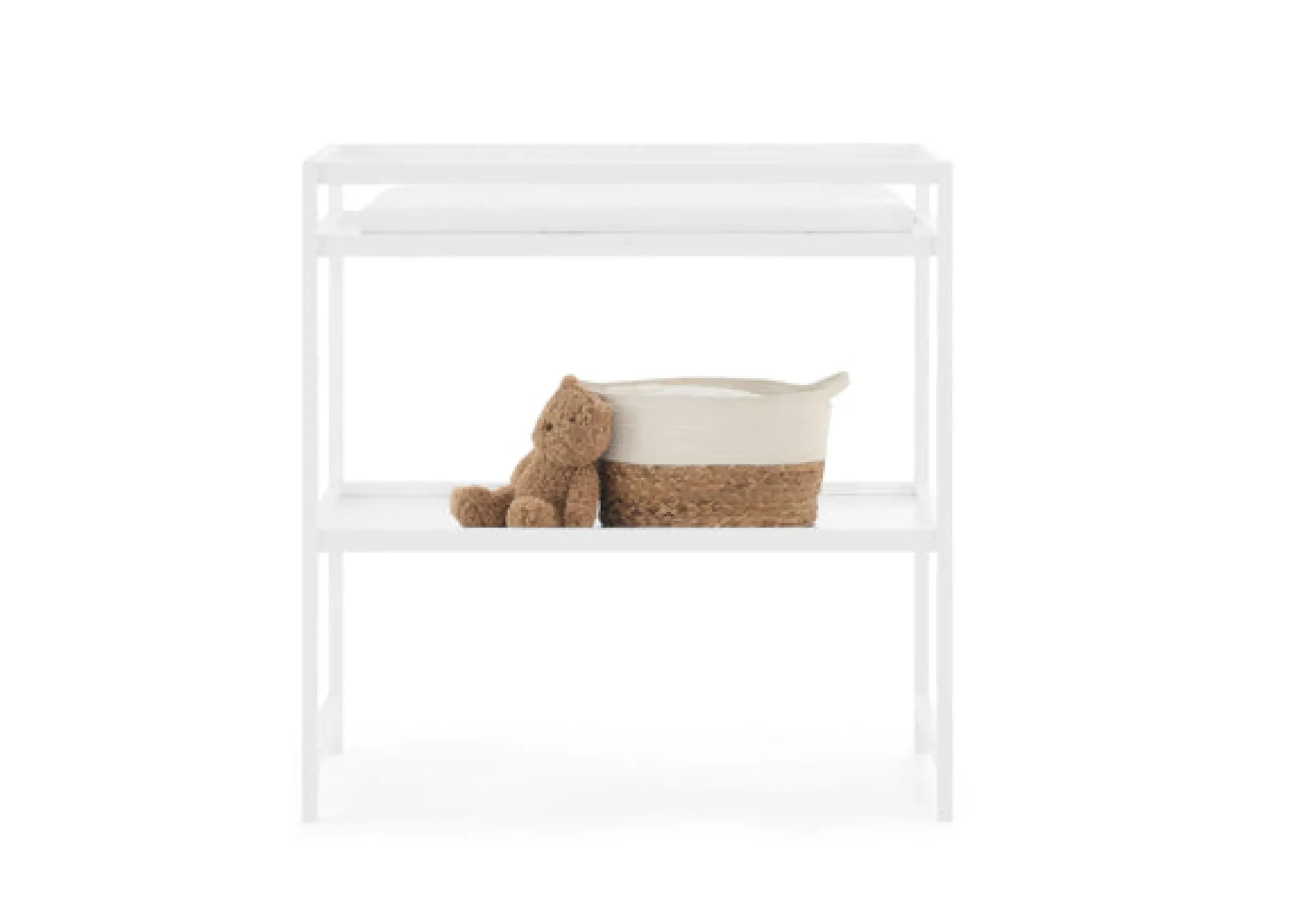Baby Cribs*Delta Children Ruby 6-in-1 Convertible Crib & Changing Table 2-Piece Set Bianca White (130)