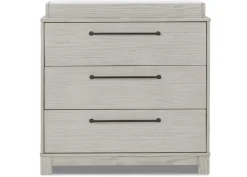 Dressers & Changing Tables|Dressers*Simmons Kids Rustic 3 Drawer Dresser with Interlocking Drawers Rustic Mist (1373)