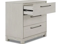 Dressers & Changing Tables|Dressers*Simmons Kids Rustic 3 Drawer Dresser with Interlocking Drawers Rustic Mist (1373)
