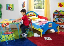 Toddler Beds*Delta Children Sesame Street Plastic Toddler Bed