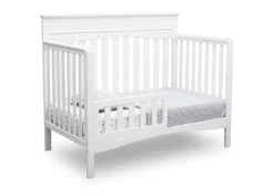Baby Cribs*Delta Children Skylar 4-in-1 Convertible Crib Bianca White (130)