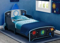 Toddler Beds*Delta Children Space Adventures Rocket Ship Wood Toddler Bed