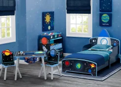 Toddler Beds*Delta Children Space Adventures Rocket Ship Wood Toddler Bed