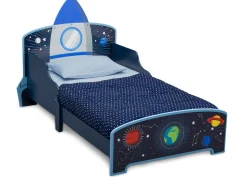 Toddler Beds*Delta Children Space Adventures Rocket Ship Wood Toddler Bed
